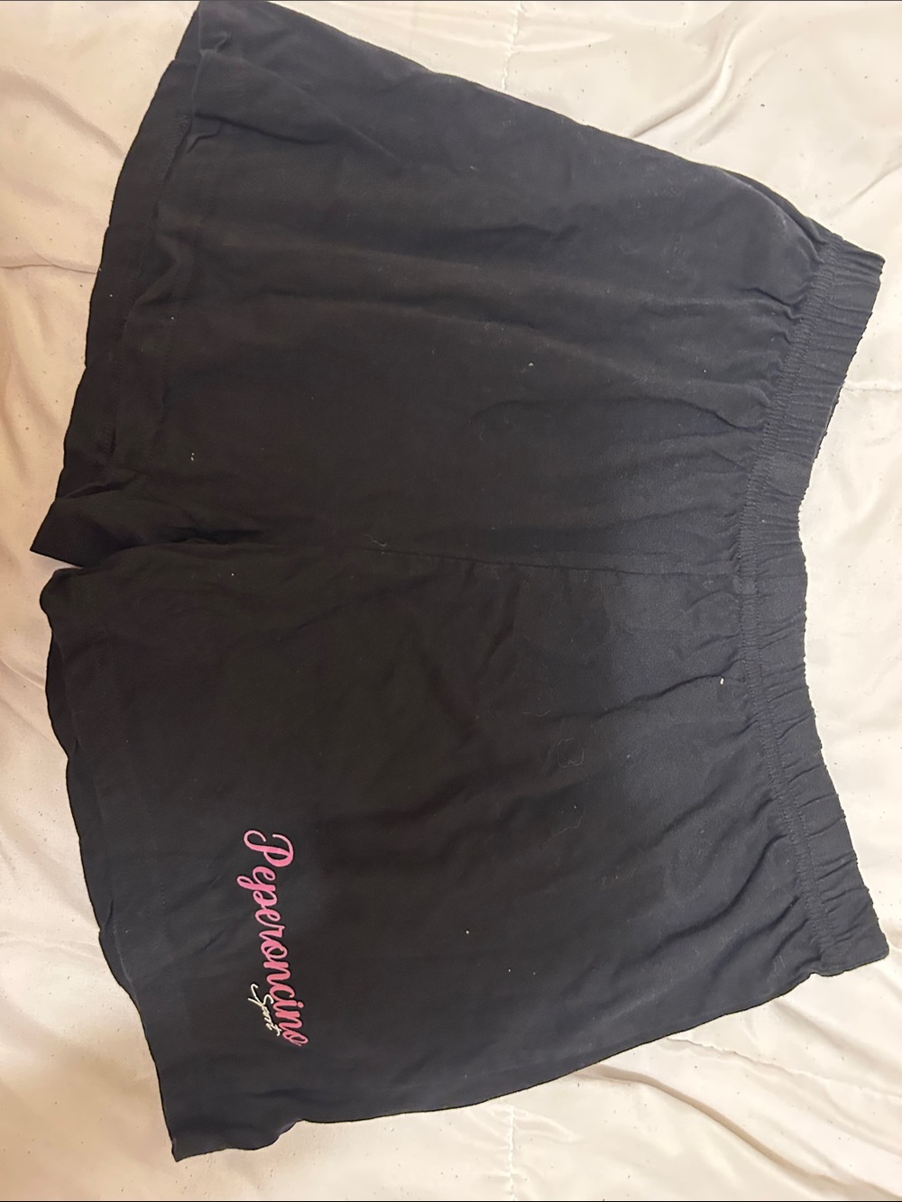 Black Women's Elastic Waist Shorts